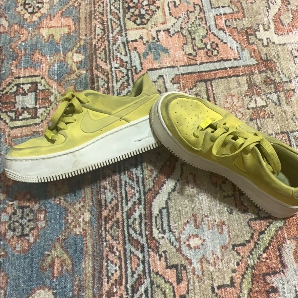 Nike Sage Air Force Ones ( AF1 ) - platform style